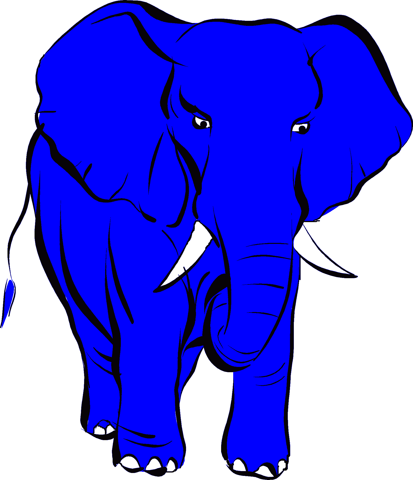 Blue Elefant Logo Full SIze